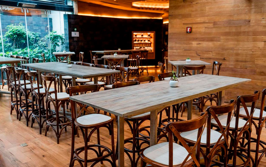 Organiza eventos exclusivos en la terraza para eventos del restaurante Chapulín en Polanco